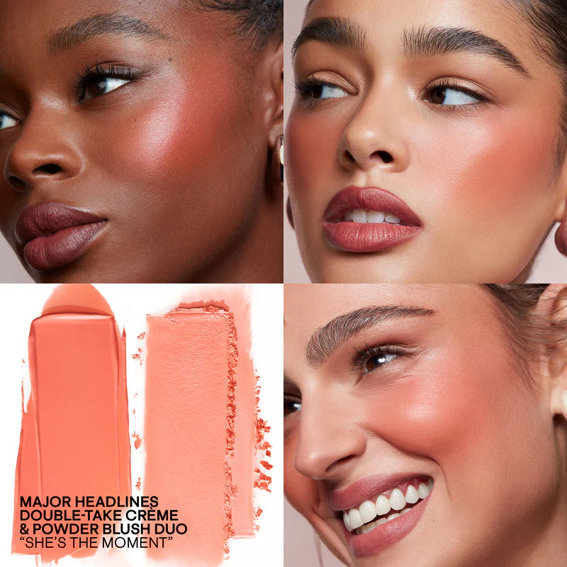 Patrick Ta For Face Double-Take Creme & Powder Blush Duo Creme Double Tenue & Poudre Blush