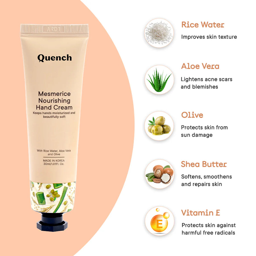 Quench Mesmerice Nourishing Hand Cream - 30 ML