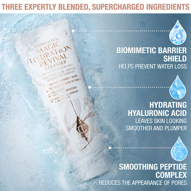 Charlotte Tilbury MAGIC HYDRATION REVIVAL CLEANSER 120ml