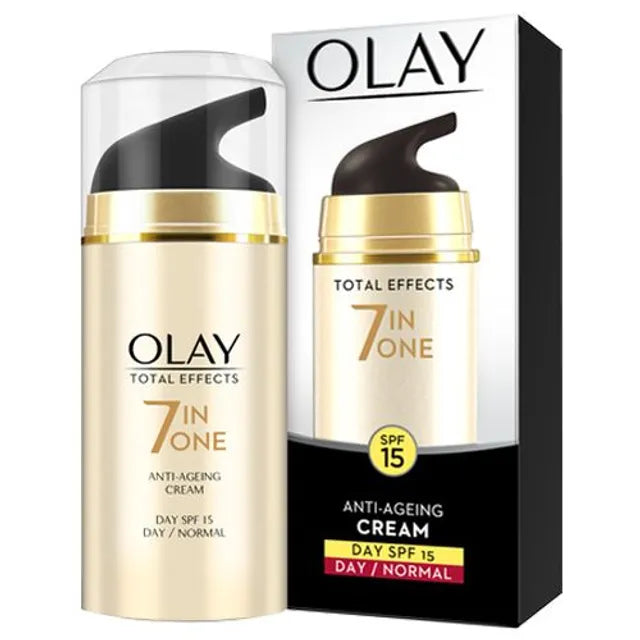 Olay Total Effects 7-In-1 - Anti-Ageing Skin Cream Moisturizer, Normal SPF15, 20 g