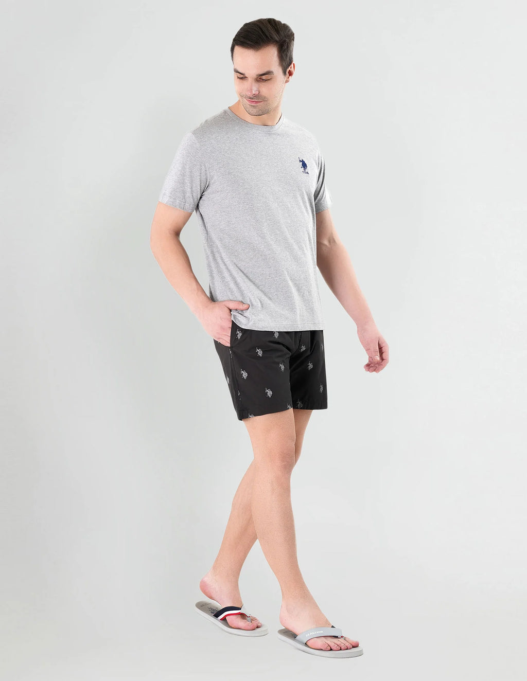 U.S. POLO ASSN. Signature Logo Pure Cotton I021 Boxers - Pack Of 1