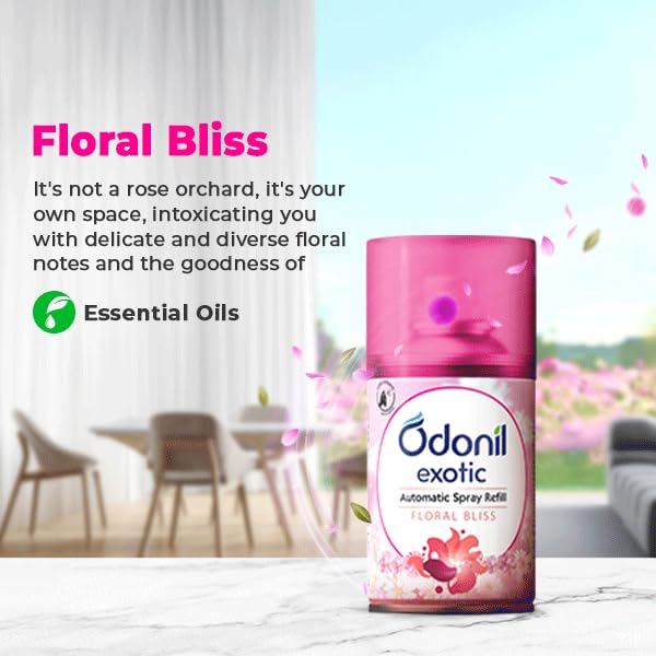 Odonil Exotic Automatic Spray Refill Floral Bliss 225ml