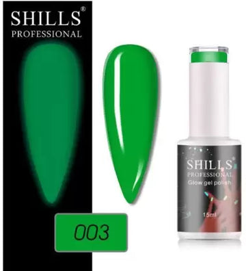 Shills Professional Glow Gel Polish Night mood Green 03 15ml