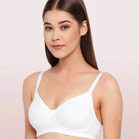 Enamor-A042 Side Support Shaper Classic Bra - Supima Cotton Non-Padded Wirefree
