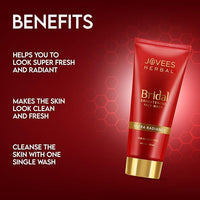 Jovees Herbal Bridal Brightening Face Wash | Ultra Radiance For Brightening Skin | Reduces Dark Spot 120ml
