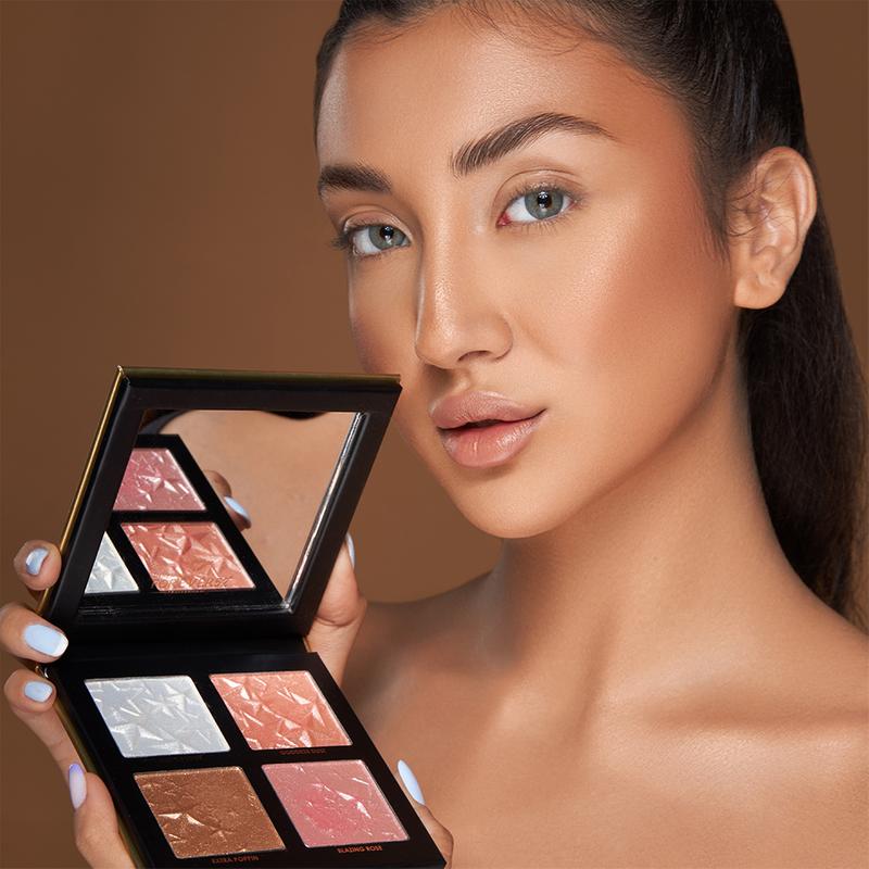 Forever52 Professional The Desert Glow 4 Color Highlighter Palette DGH ...