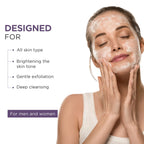 Oshea Herbals Glopure Lightening and Brightening Foaming Cleanser 3 in One Deep Cleansing,Lighten and Brighten,Gentle Exfoliation All Skin Types 100ml
