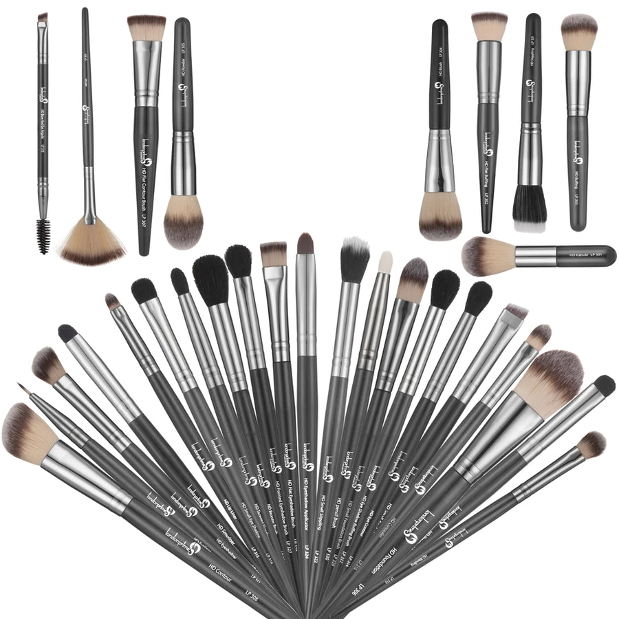 London Prime HD Professional Brush Set of {Black Color} 30Pcs