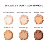 KEAUTY BEAUTY PLAY TO GO POWDER FACE CONTOUR PALETTE 6C