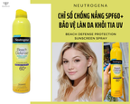 Neutrogena Beach Defense Water+sun protection Sunscreen Spray Broad Spectrum SPF-60 240gm