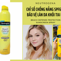 Neutrogena Beach Defense Water+sun protection Sunscreen Spray Broad Spectrum SPF-60 240gm