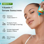 pilgrim 5% Vitamin C Complex Brightening Serum Sunscreen SPF 50+ PA++++ 50ml