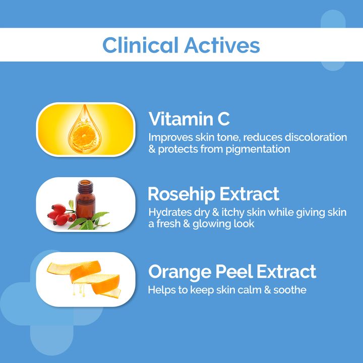 The Derma co 2% Vitamin C Gel Daily Face Wash with Vitamin C Rosehip & Orange Peel Extract for Glowing Skin 80ml