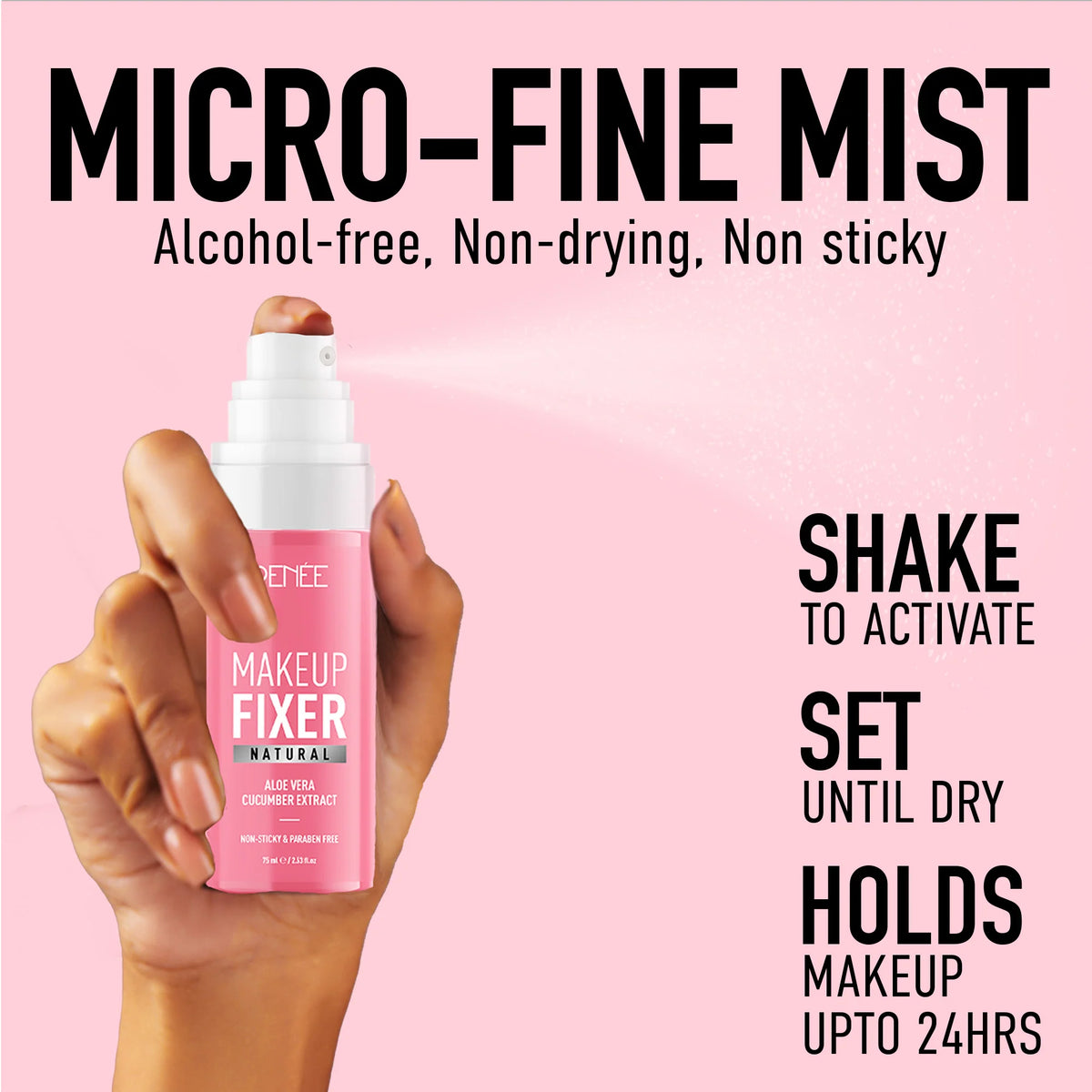 RENEE Alcohol-Free Natural Makeup Fixing Spray 60ml