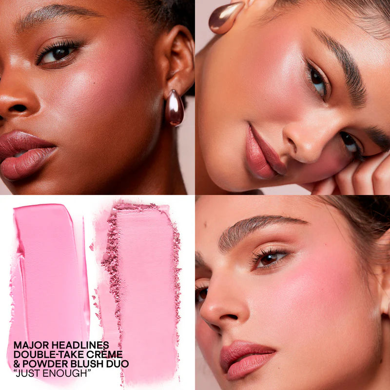 Patrick Ta For Face Double-Take Creme & Powder Blush Duo Creme Double Tenue & Poudre Blush