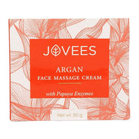 Jovees Herbal Argan Oil Face Massage Cream  With Papaya Enzyme 50g