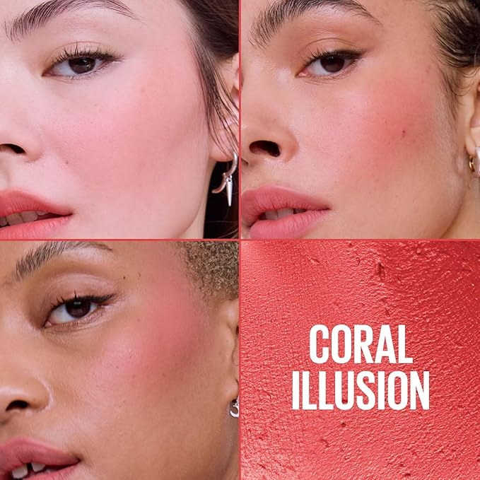 Maybelline Cloudtopia Cheek & Lip Mousse Blush | Lightweight, Pigmented Mousse 5g