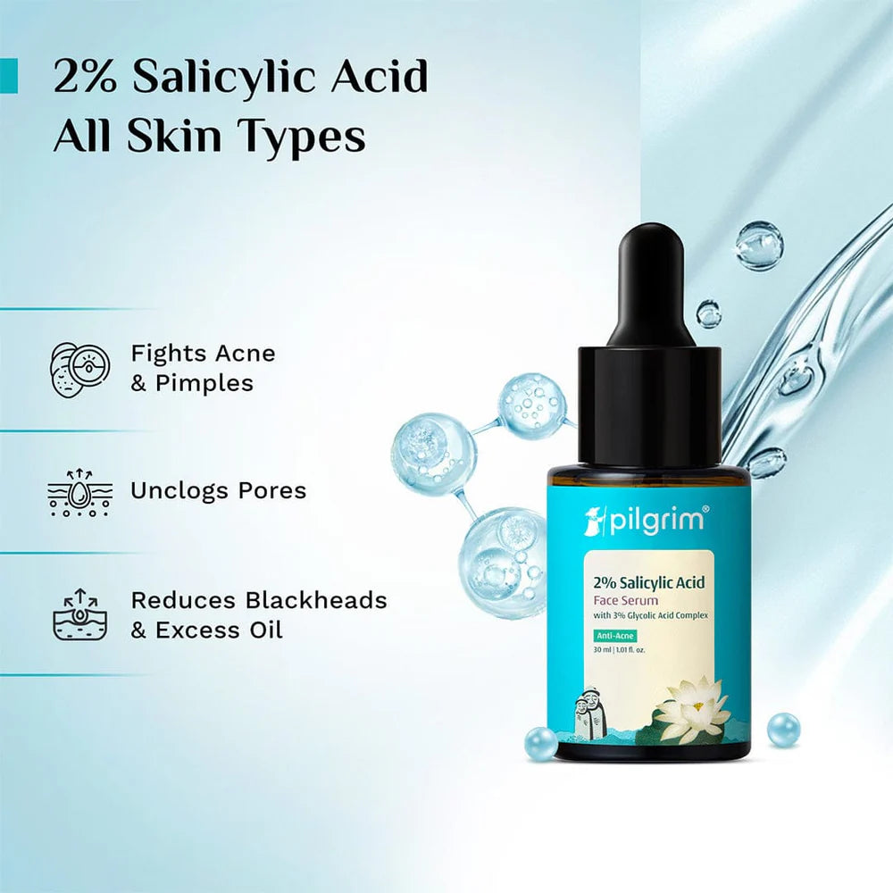 pilgrim 2% Salicylic Acid Anti-Acne Face Serum