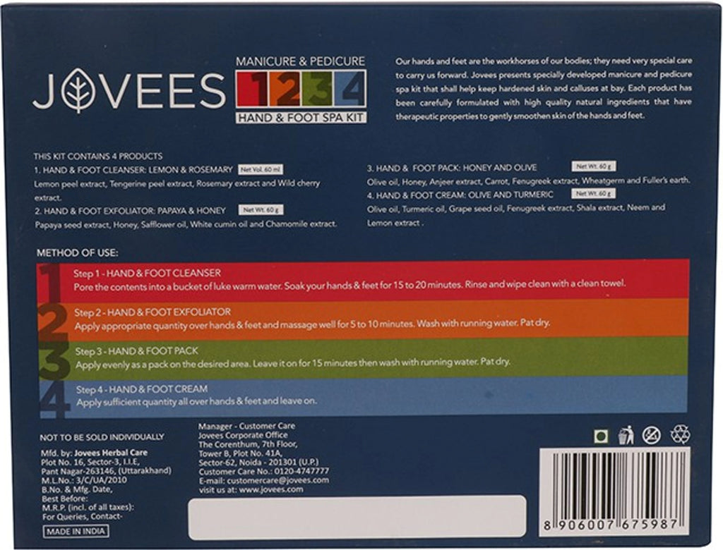 Jovees Herbal Manicure & Pedicure Hand & Foot Spa Kit