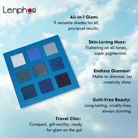 Lenphor 9 in1 Eye Shadow Palette Above the sky