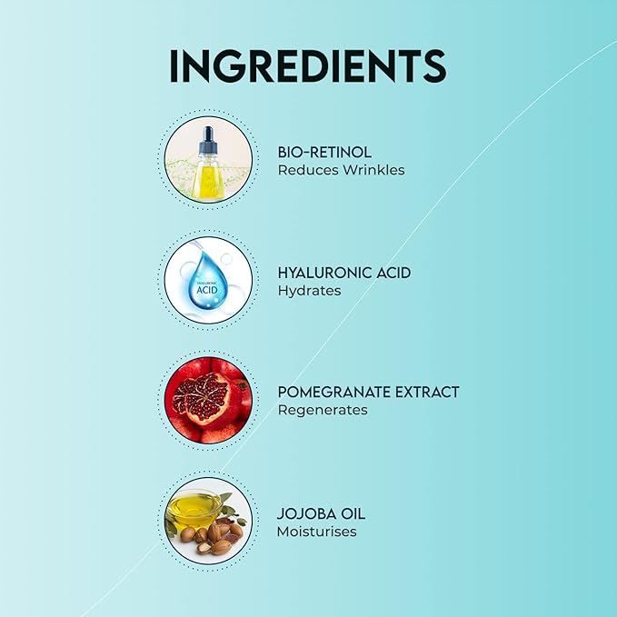 Jovees Herbal Bio-Retinol Revita Ageing Face Cream | Made with Eco-Certified Bio-Retinol | Reduce Sign of Ageing, Hyperpigmentation & Improves Uneven Skin Tone 50g