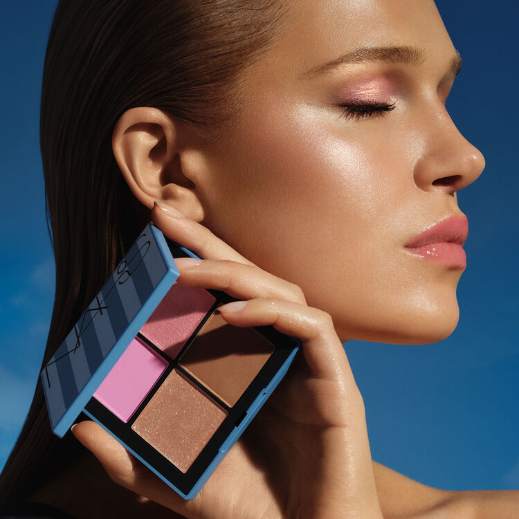 NARS HOT ESCAPE CHEEK PALETTE 0.12 Oz, 3.5g (x4)