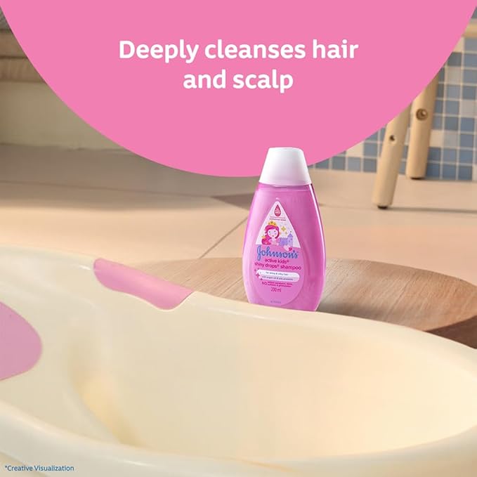 Johnson's Baby Active Kids Shiny Drops Shampoo 200ml