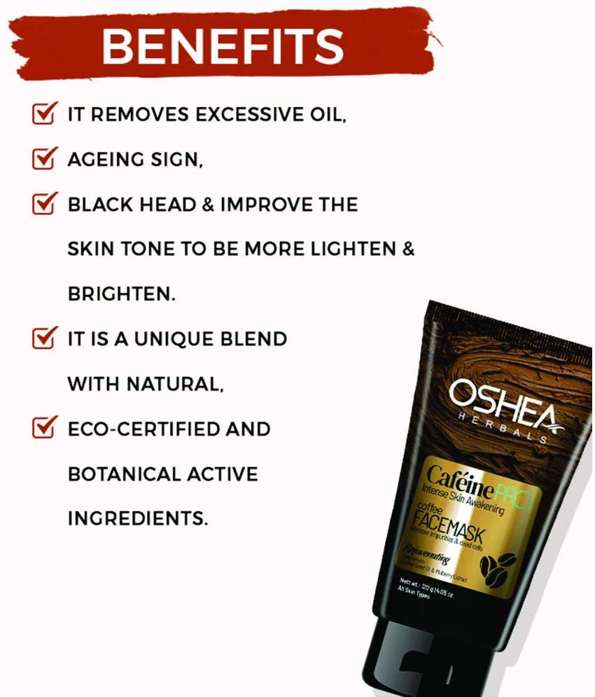 Oshea Herbals Cafeine-Pro Face Mask 120g