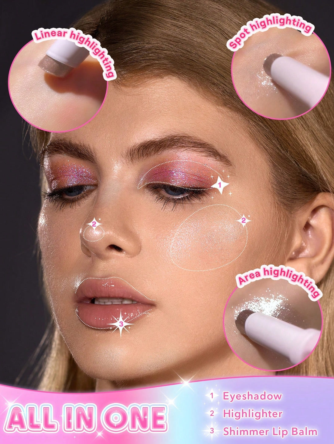 Sheglam Crystal Jelly Glaze Stick 3g