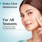 pilgrim Korean Rice Water Hydra Glow Moisturizer With 5 Hyaluronic Acids, 3% Niacinamide & 5 Ceramides