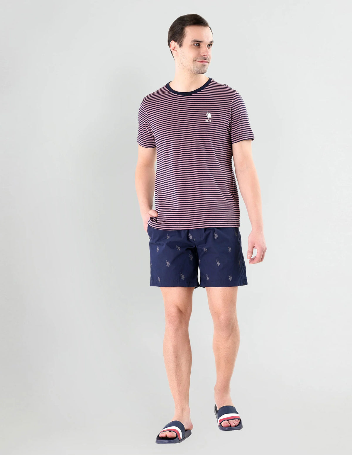 U.S. POLO ASSN. Signature Logo Pure Cotton I021 Boxers - Pack Of 1