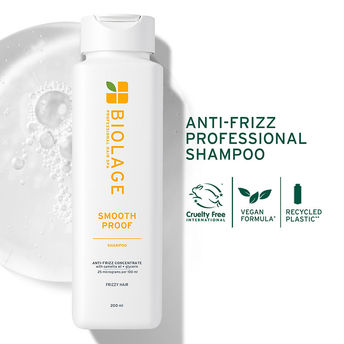 Biolage Smoothproof Professional Shampoo for Dry and Frizzy Hair, 72 HRS FRIZZ CONTROL (200ml)