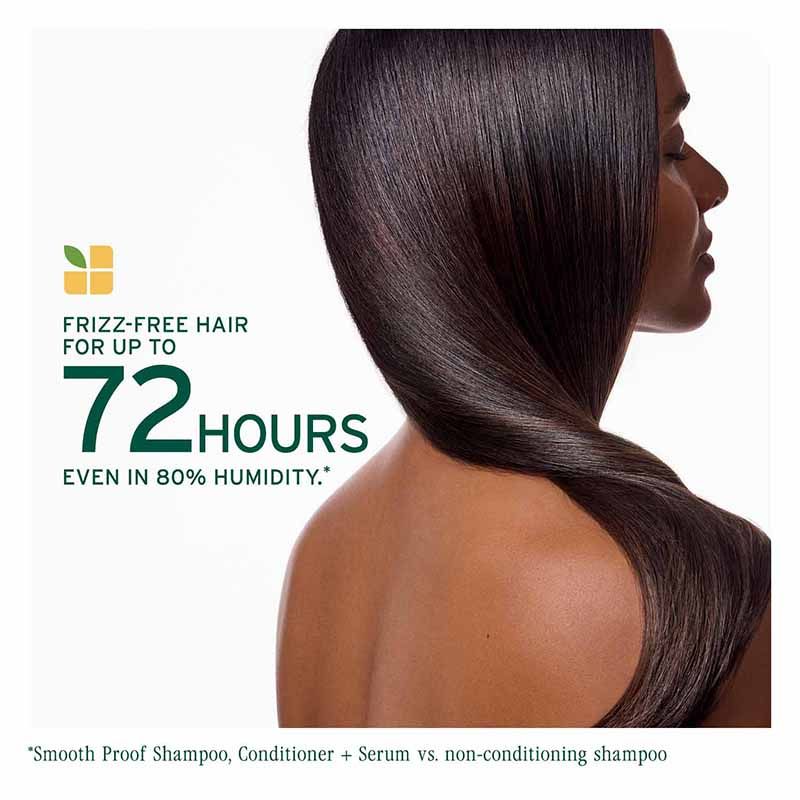 Biolage Smoothproof Professional Shampoo for Dry and Frizzy Hair, 72 HRS FRIZZ CONTROL (400ml)