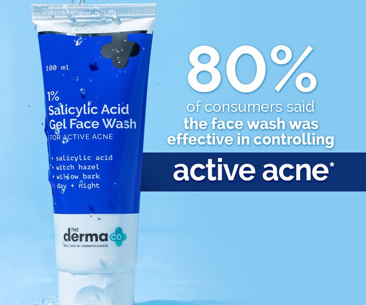 The Derma co 1% Salicylic Acid Gel Face Wash with Salicylic Acid & Witch Hazel - 100ml