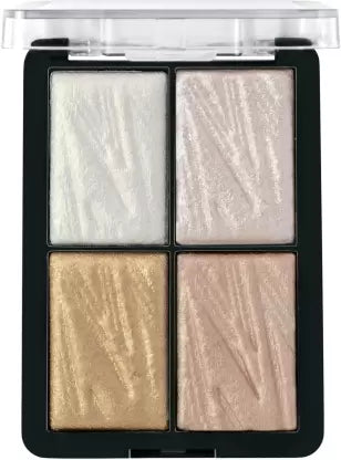 MARS 4 Color Glowzilla Palette Blush and Highlight Kit, Multicolor (FP03-02)