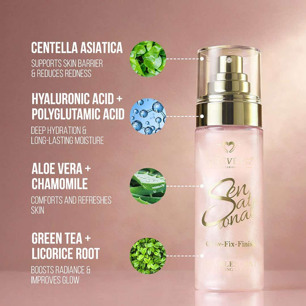 Daily Life Forever52 Sensational Glow Fix Finish Pearlescent Setting Spray (100ml)