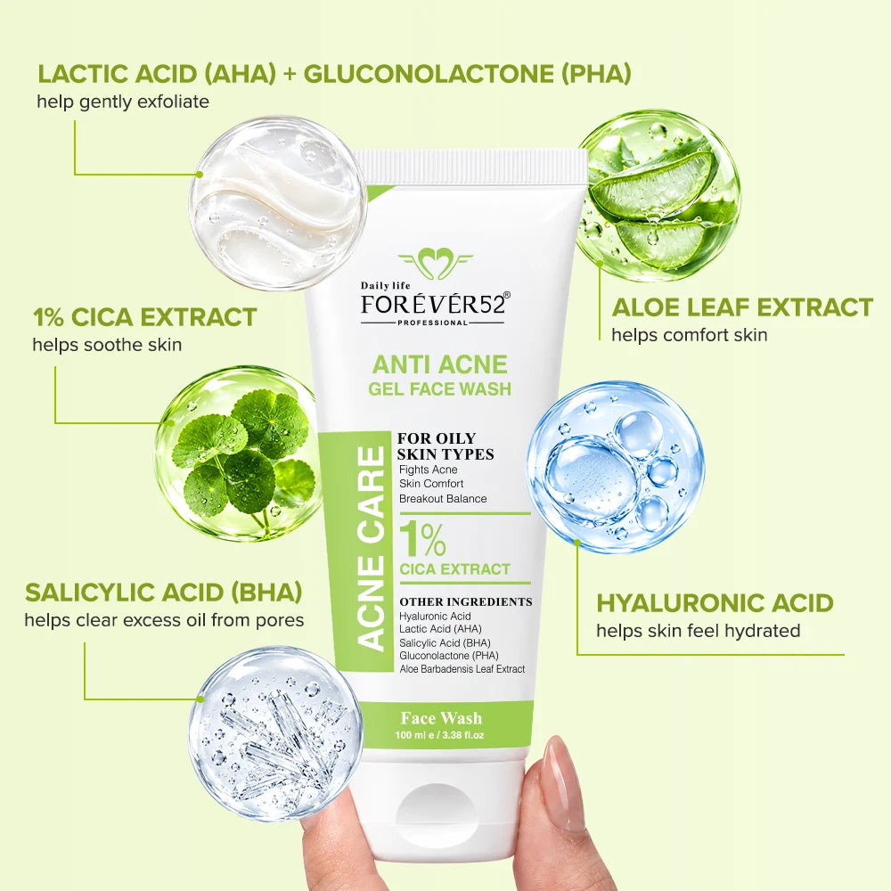 Daily Life Forever52 Acne Care Anti Acne Gel Face Wash 150ml FAA001