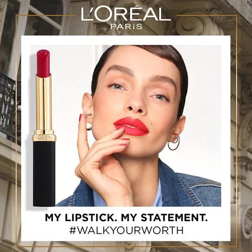 Loreal Paris Color Riche Intense Volume Matte Lipstick - With Hyaluronic Acid, 1.8 g 275 La Terra Attitude