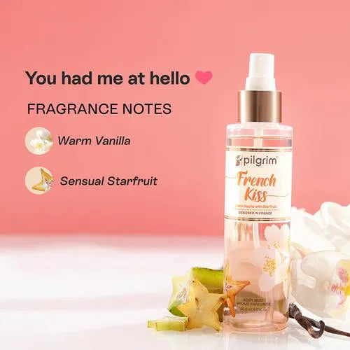 PILGRIM French Kiss Body Mist - Vanilla With Starfruit 150 ml