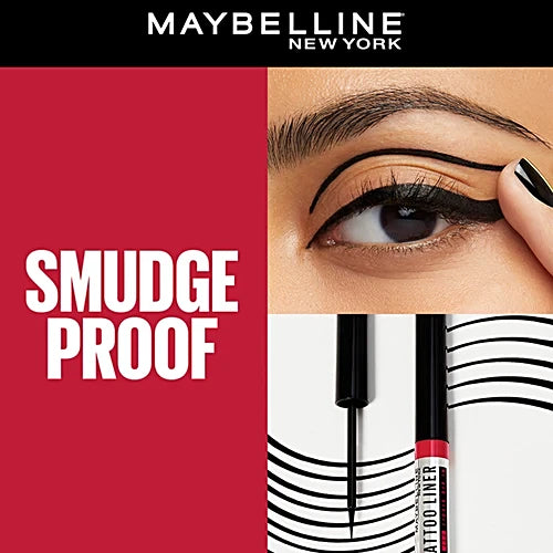 Maybelline New York Tattoo Longwear Dip-In Liquid Eyeliner, 2.1 g Black