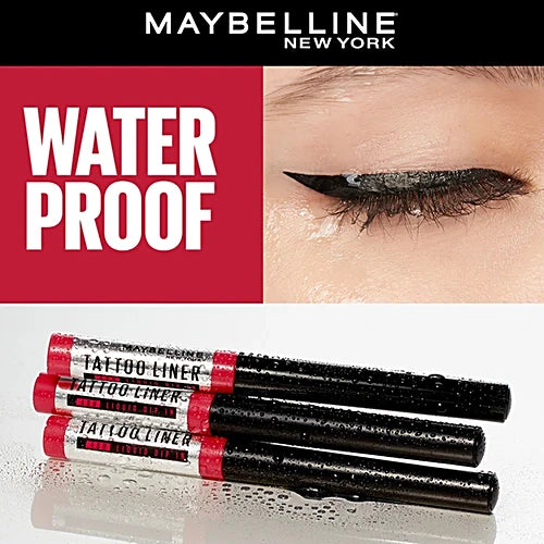 Maybelline New York Tattoo Longwear Dip-In Liquid Eyeliner, 2.1 g Black
