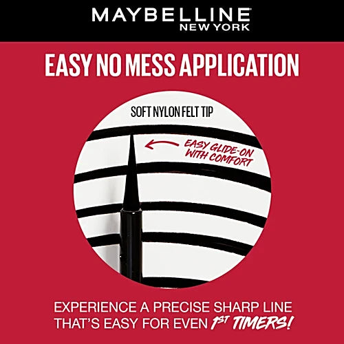 Maybelline New York Tattoo Longwear Dip-In Liquid Eyeliner, 2.1 g Black