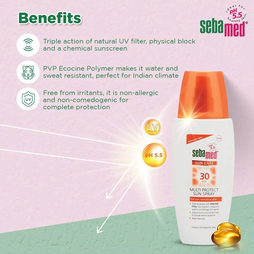 Seba Med Sun Care 30 Very High Multi Protect Sun Spray 150ml