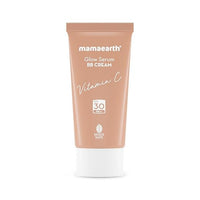 Mamaearth Glow Serum BB Cream with Vitamin C & Turmeric - 25 g | Long Lasting Natural Coverage | SPF 30 PA++ Sun Protection| Lightweight & Hydrating