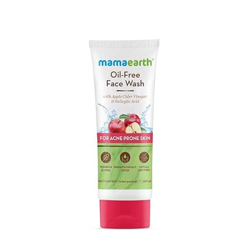 Mamaearth Oil Free Face Wash For Oily Skin, With Apple Cider Vinegar & Salicylic Acid For Acne-Prone Skin 100ml