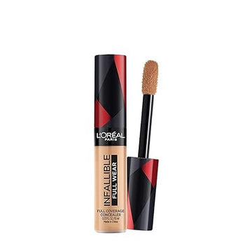 L'Oreal Paris Full Coverage Concealer, Waterproof Formula, For Undereye Circles and Blemishes, For Highlighting and Contouring, Infallible, Shade: 312, 10g