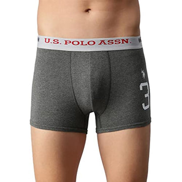 U.S. POLO ASSN. Mens Numeric Print Cotton Stretch I015 Trunks (Pack of 1)