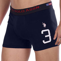 U.S. POLO ASSN. Mens Numeric Print Cotton Stretch I015 Trunks (Pack of 1)