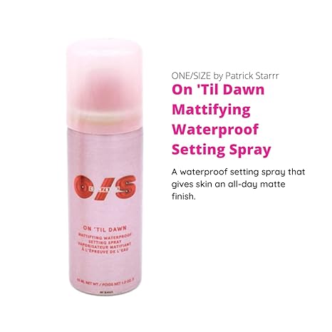 One size One Size Patrick Starr On Til Dawn Mattifying Waterproof Setting Spray 1 oz 1 Ounce (Pack of 1)