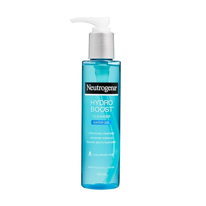 Neutrogena Hydro Boost Water Gel Cleanser, Transparent, 145 ml